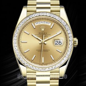 Rolex Day-Date m228398tbr-0007 Herren 41mm Champagnerfarbenes Zifferblatt