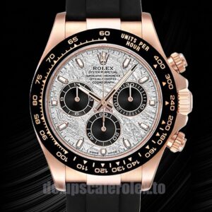 Rolex Daytona 40mm Herren m116515ln-0055 Gummiband Meteoriten-Zifferblatt