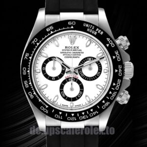 Rolex Daytona 116519 Herren 40mm Gummiband Silberton