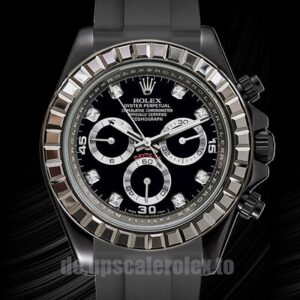 Rolex Daytona 40mm 116589 Herren Schwarzes Zifferblatt