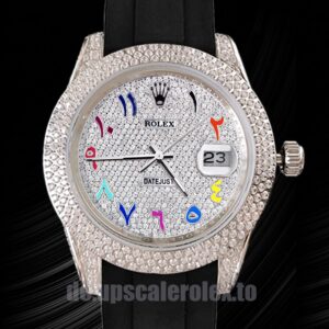 Rolex Datejust 16200 Herren 40mm Automatisch Gummiband