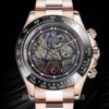 Rolex Daytona 40mm Skeleton Limited Edition Herren Roségold-Ton Uhr